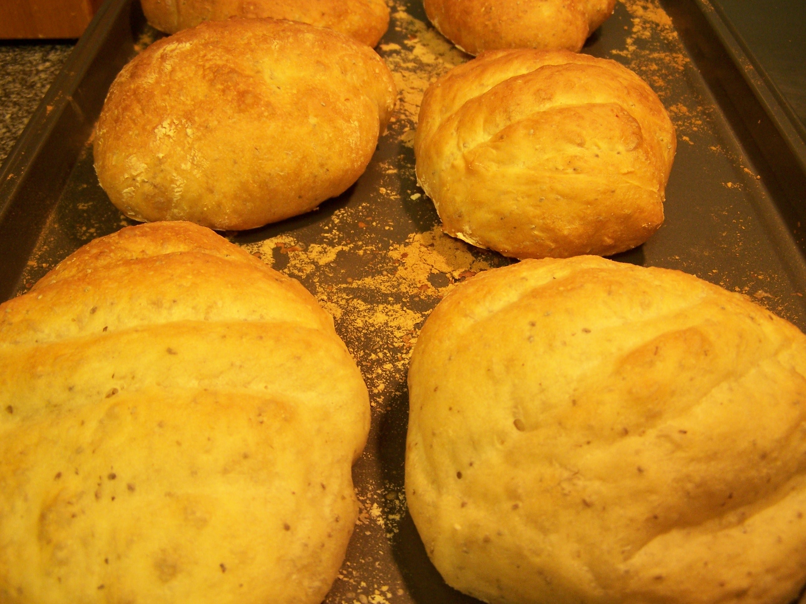 This herb bread is right out of the oven and smells so delicious!